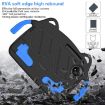 TCL Tab 8 Gen2 2024 Shockproof Tablet Case Black+Blue EVA Hard PC - 6
