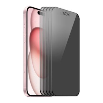 iPhone 15 ENKAY Hat-Prince Privacy Tempered Glass Film 5pcs 360 - 1