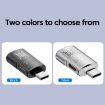 USB-C/Type-C to Type-C + USB 3.0 OTG Adapter for Headset & U-Disk (Black) - 5