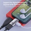 USB-C to Type-C + USB 3.0 OTG Adapter for Headset & U-Disk (Silver) - 4