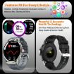 V69 Smart Watch 1.85" Black - Bluetooth Call, Heart Rate, BP, Oxygen Monitor - 6
