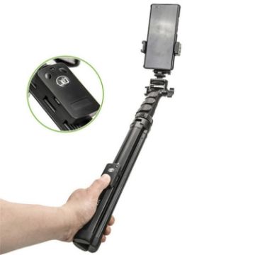 YUNTENG VCT-91666 Bluetooth Selfie Stick & Tripod Stand for Phones - 1