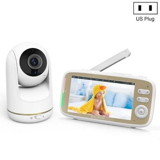 VB803 PTZ HD Baby Monitor with Built-in Lullabies & 5" Screen (US Plug) - 1