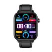 ET570 Smart Watch 1.96" Color Screen, Leather Strap, Bluetooth Call/ECG - 2
