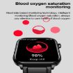 ET570 Smart Watch 1.96" Color Screen, Leather Strap, Bluetooth Call/ECG - 5