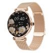 NX7 Pro Smart Watch - 1.19" Color Screen, Heart/BP/Oxygen Monitor (Gold) - 1