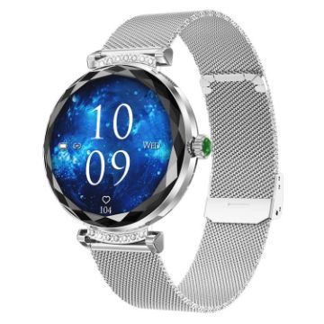 NX7 Pro Smart Watch - 1.19" Color Screen, Heart/BP/Oxygen Monitor (Silver) - 1