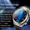FD02 1.46" Smart Watch, CES Sleep Aid/ECG Detection, Black - 3