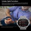 ET485 Smart Watch, 1.43" Color Screen, Steel Strap, Bluetooth Call/ECG, Black - 9