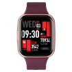 Q23 IP67 Waterproof Smart Bracelet Fitness Tracker - Wine Red - 2