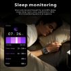 QX11 Smart Watch 1.96" Color Screen Bluetooth Call Silicone Strap Khaki - 4