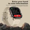 QX11 1.96" Color Screen Smart Watch with Leather Strap, Bluetooth Call - 3