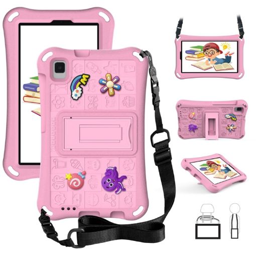 Samsung Galaxy Tab A 8.0 2019 T290 EVA Case with Strap - Pink - 1
