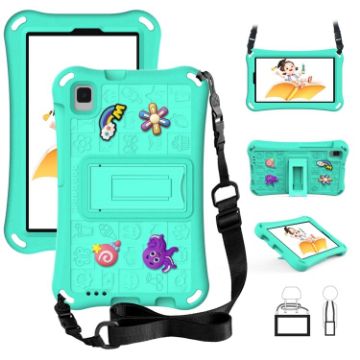 Samsung Galaxy Tab A 8.0 2019 T290 EVA Case with Strap Mint Green - 1
