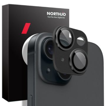 iPhone 15/15 Plus NORTHJO Matte Camera Lens Protector Tempered Glass - 1