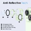 iPhone 15/15 Plus NORTHJO Matte Camera Lens Protector Glass (Green) - 3