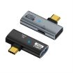 USB-C Male to Type-C + USB3.2 Female 10Gbps OTG Converter PD 100W Adapter - 3