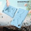 Samsung Galaxy Tab A7 10.4 T509 Butterfly EVA Shockproof Case Light Blue - 3