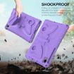 Samsung Galaxy Tab A7 T500 10.4 Butterfly EVA Shockproof Case Purple - 3