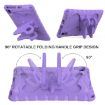 Samsung Galaxy Tab A7 T500 10.4 Butterfly EVA Shockproof Case Purple - 4