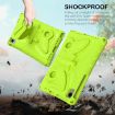 Samsung Galaxy Tab A7 T500 10.4 Case, Butterfly Bracket, Shockproof, Green - 3