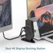 WAVLINK UG69PD5 USB-C Dual 4K Docking Station, EU Plug, 60Hz Adapter - 4