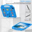 iPad Pro 13 2024 Kids EVA Shockproof Case with Handle & Kickstand - Blue - 3