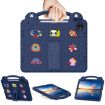 iPad Pro 13 2024 Kids EVA Shockproof Case with Handle & Kickstand Navy - 9