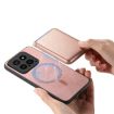 Xiaomi 14 Ultra Pink Magsafe Card Bag PU Back Cover Phone Case - 4