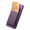 Xiaomi 14 Ultra Retro Magsafe Card Bag PU Phone Case - Purple - 3