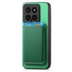 Xiaomi 14 Ultra Retro Magsafe Card Bag PU Phone Case - Green - 2