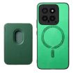 Xiaomi 14 Ultra Retro Magsafe Card Bag PU Phone Case - Green - 5