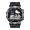 KC80 Smart Watch, 1.43" Color Screen, AI Voice, Bluetooth Call, Camouflage Black - 2