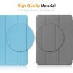 iPad Pro 13 2024 ENKAY Tri-fold Leather Case Dark Blue - 6