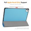 iPad Pro 13 2024 ENKAY Tri-fold White Leather Tablet Case - 4
