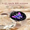 NX23 Pro Smart Watch - 1.27" Color Screen, Bluetooth Call, Heart Rate, Gold - 7