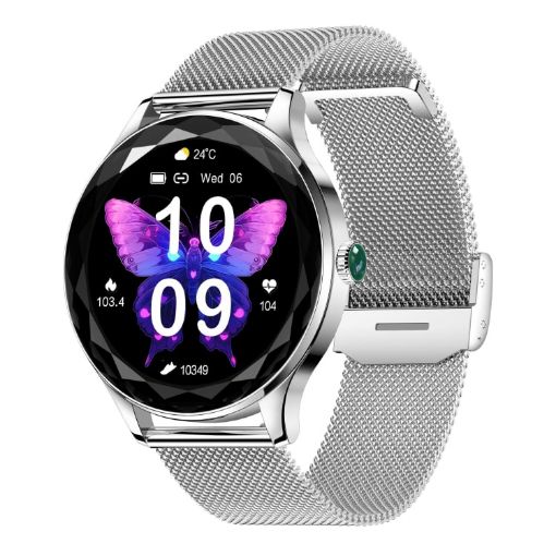 NX23 Pro Smart Watch - 1.27" Color Screen, Bluetooth Call, Heart Rate (Silver) - 1