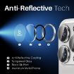 iPhone 15/14 Plus Camera Lens Protector 6pcs Set - Silver Metal Ring - 4