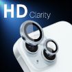 iPhone 15/14 Plus Camera Lens Protector 6pcs Metal Ring Film Blue - 5