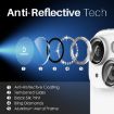 iPhone 15/14 Plus Camera Lens Protector Set - 6Pcs Silver Diamond Ring - 4