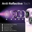 iPhone 15/14 Plus Camera Lens Protector Set - 6Pcs Diamond Metal Ring - 4
