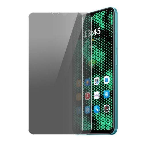 Nokia C21 Privacy Tempered Glass 2pcs - ENKAY Hat-Prince 28 Anti-peep - 1