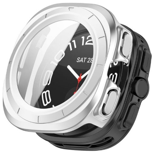 Samsung Galaxy Watch Ultra 47mm Silver Waterproof Protective Case - 1