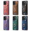 Redmi Turbo 4 Pro Pink Retro Skin-feel Phone Case with Ring Card Bag - 6