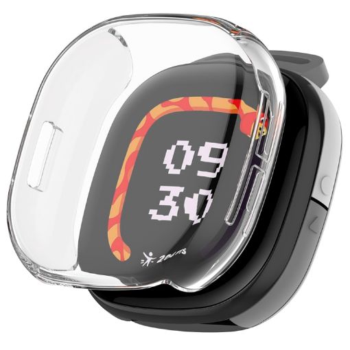 Fitbit Ace LTE TPU Electroplated Transparent Soft Watch Case Cover - 1