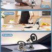 Gold G188 Aluminum Alloy Magnetic Phone Holder for Car Dashboard - 9