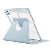 iPad Pro 13 2024 ENKAY 360 Rotation Leather Case with Pen Slot - Blue - 4
