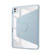 iPad Pro 13 2024 ENKAY 360 Rotation Leather Case with Pen Slot Grey - 2