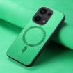 Xiaomi Redmi Note 13 4G Green Retro Magsafe PU Back Cover Case - 2