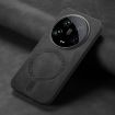 Xiaomi 14 Ultra Black Retro Magsafe PU Back Cover Phone Case - 2